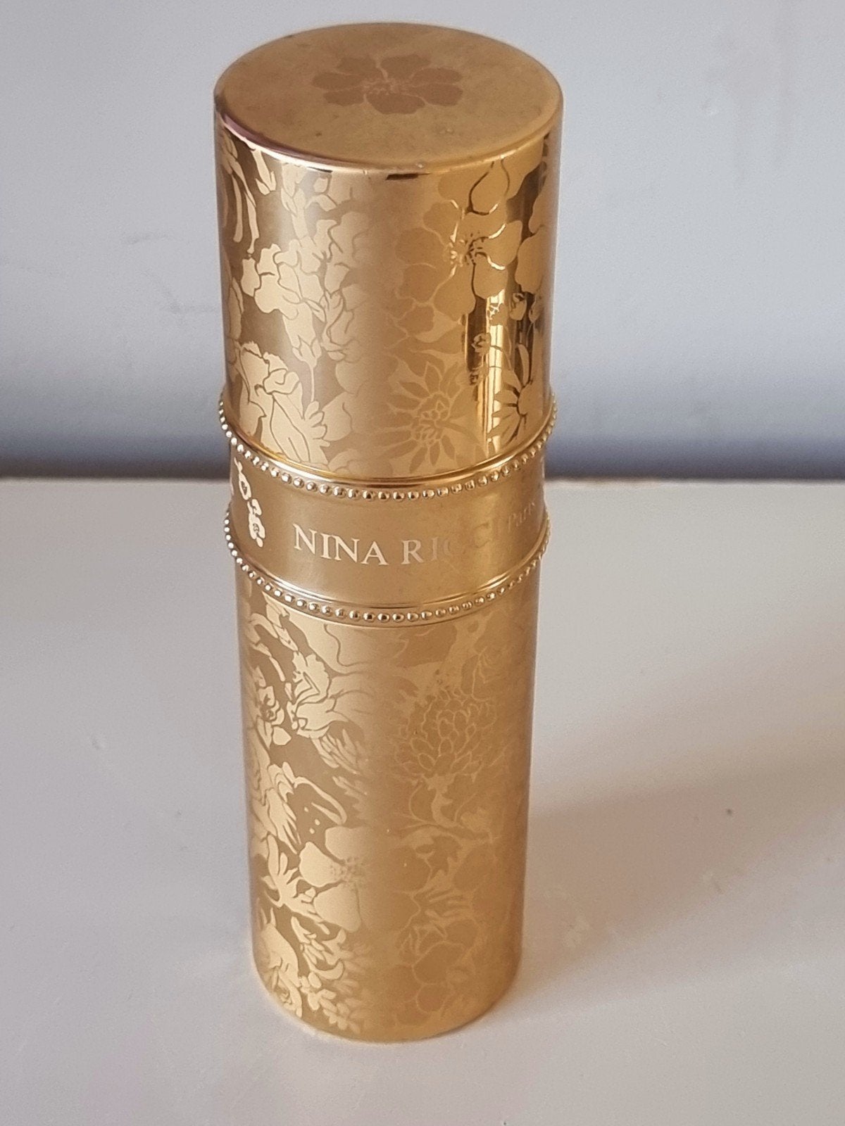 Vintage Nina Ricci gouden etui, Verzenden, Zo goed als nieuw