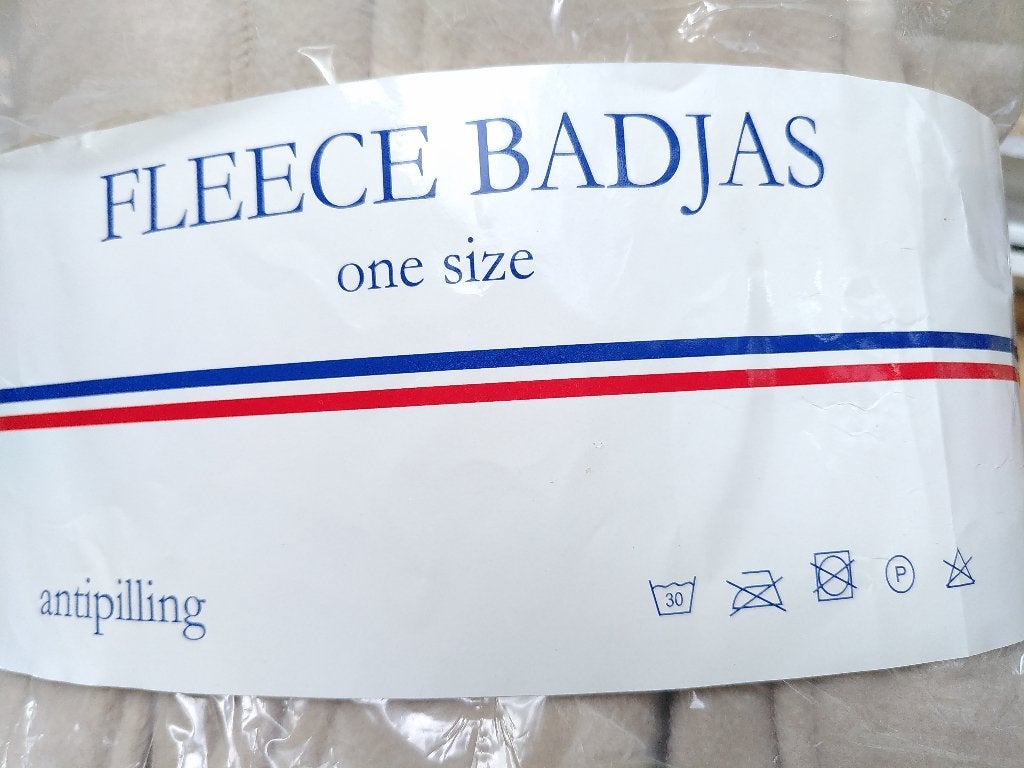 Fleece kamerjas/ ochtendjas/ badjas, Kleding | Heren, Ophalen of Verzenden, Nieuw, Maat 52/54 (L), Onbekend