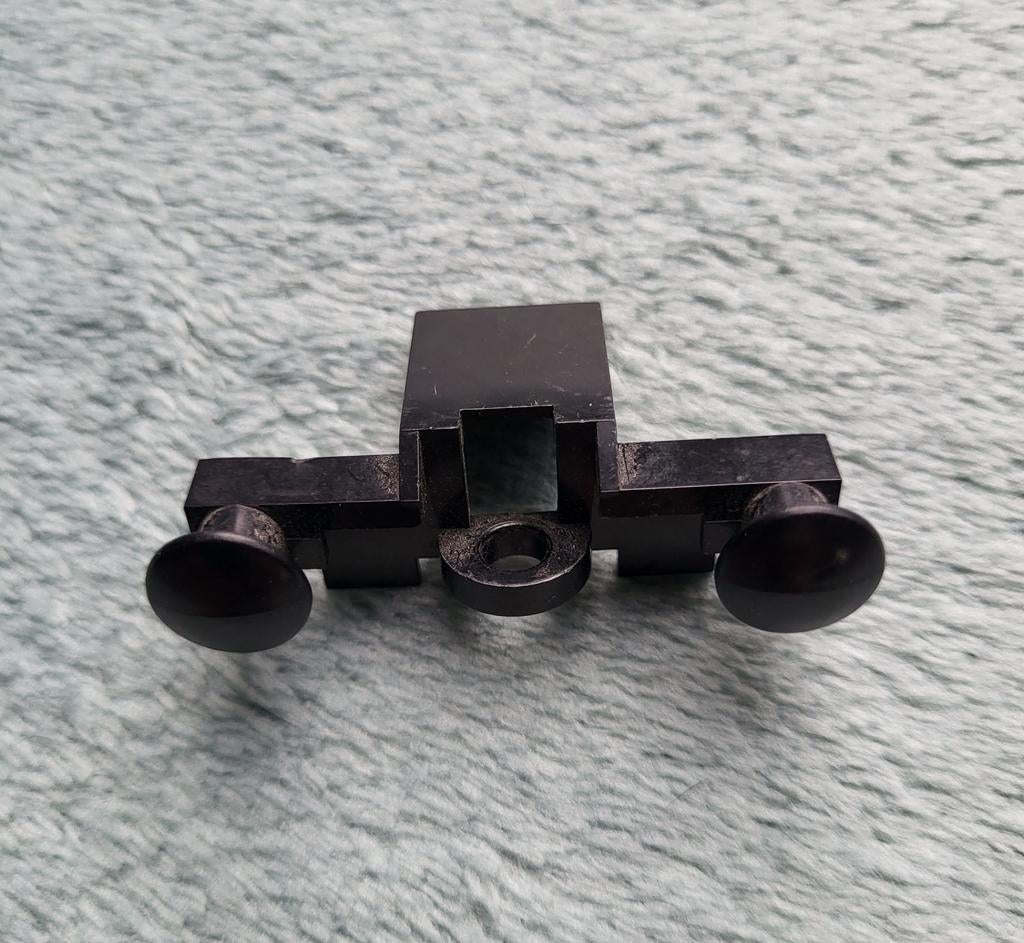 Lego trein locomotief / wagon stoot - buffer blokje Zwart., Ophalen of Verzenden, Gebruikt, Losse stenen, Lego