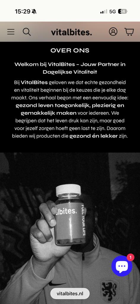 Webshop in supplementen te koop!