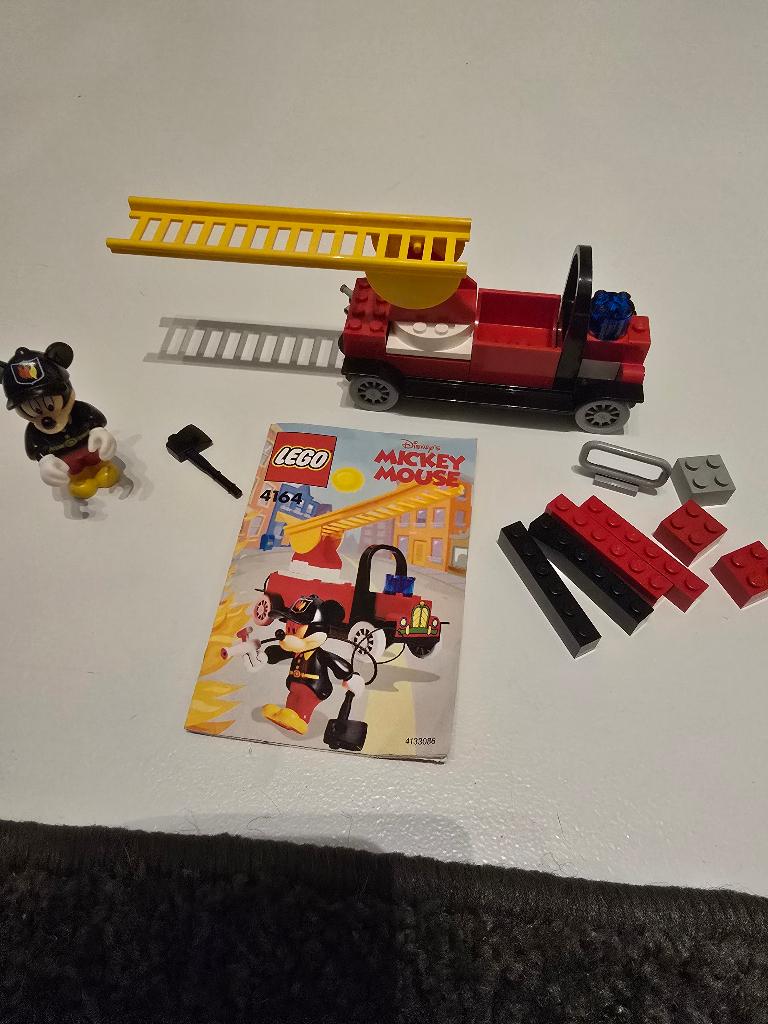 Lego Mickey's Fire Engine 4164, Lego, Ophalen of Verzenden, Zo goed als nieuw, Compleet