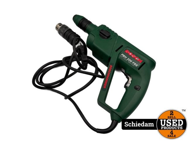 Bosch PBH 200 FRE Boorhamer | Nette Staat, Bosch, Gebruikt, Support@bosch.com, Robert Bosch GmbH
Robert-Bosch-Platz 1
70839 Gerlingen-SchillerhÃ¶he
Germany