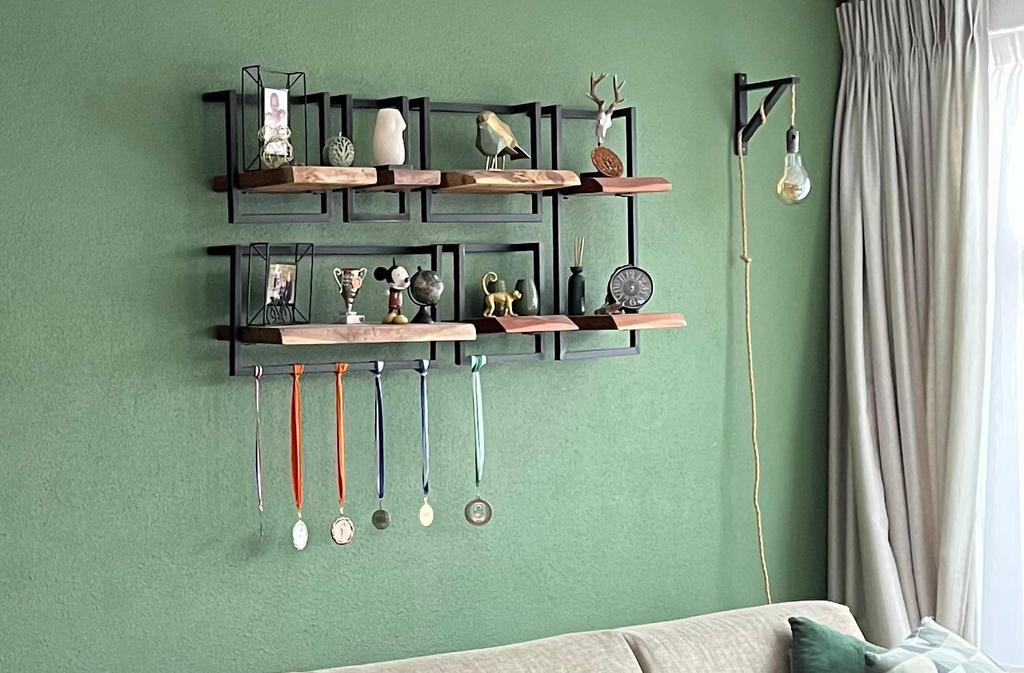Set wandpkanken 6 stuks, Ophalen of Verzenden, Zo goed als nieuw