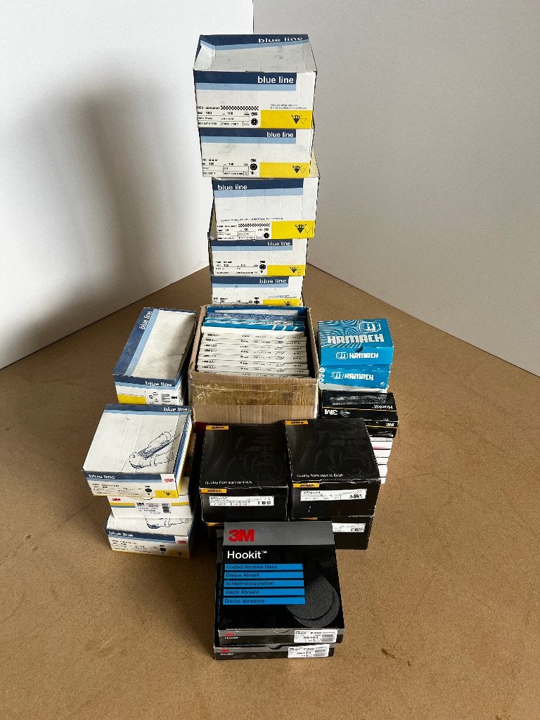 Grote partij schuurpapier - Schijven & Vellen, Ophalen of Verzenden, Zo goed als nieuw, Minder dan 600 watt, Overige typen