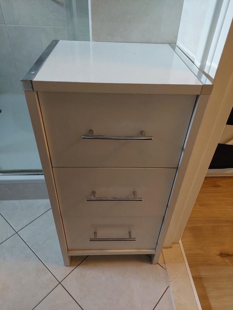 Kastje met 3 lades, Huis en Inrichting, Kasten | Ladekasten, Ophalen, Gebruikt, 50 tot 100 cm, 3 of 4 laden