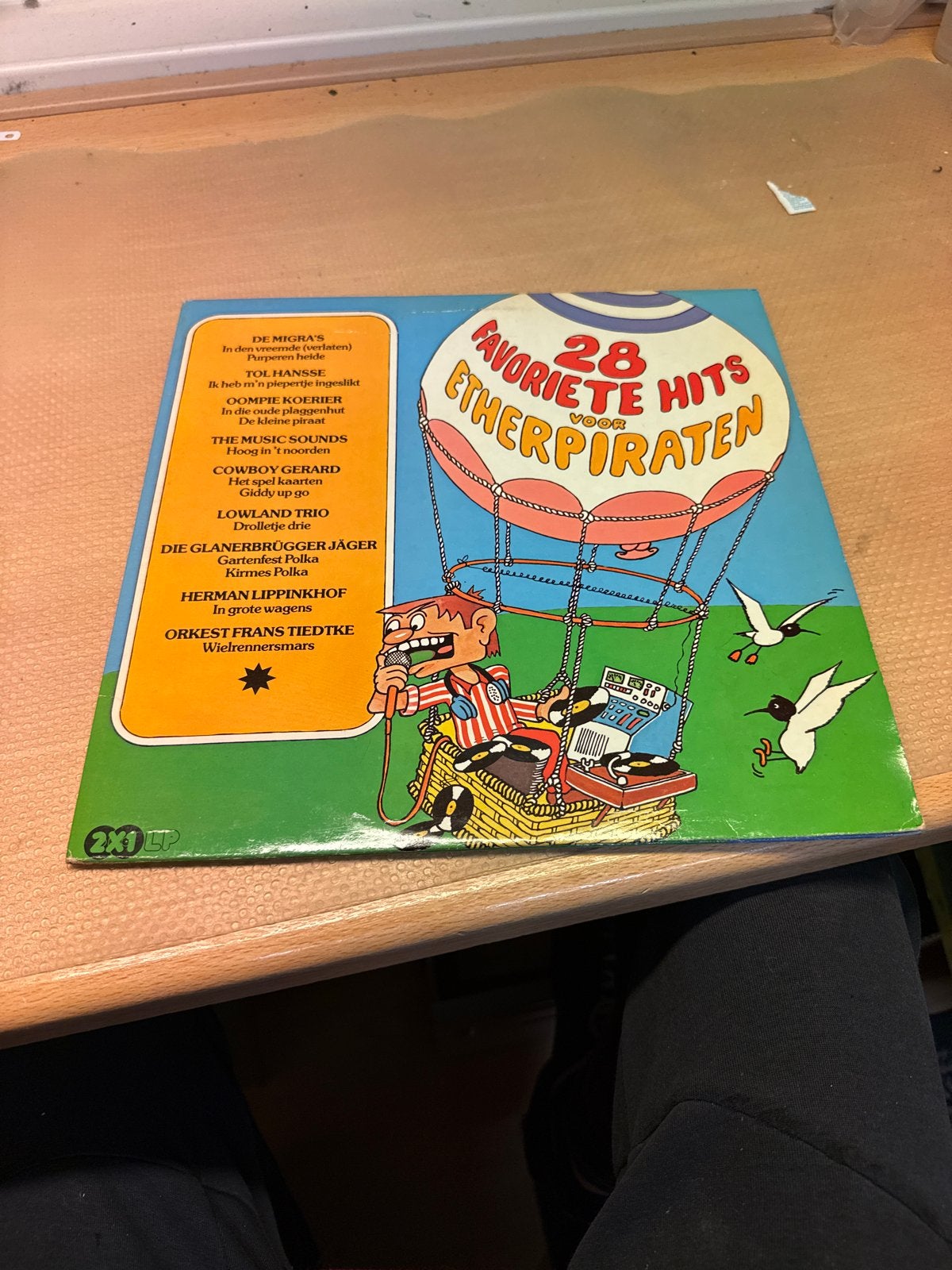 28 Favoriete Hits Voor Etherpiraten - Diverse Artiesten LP, Cd's en Dvd's, Vinyl | Nederlandstalig, Ophalen, LP, Complilatie, 12 inch