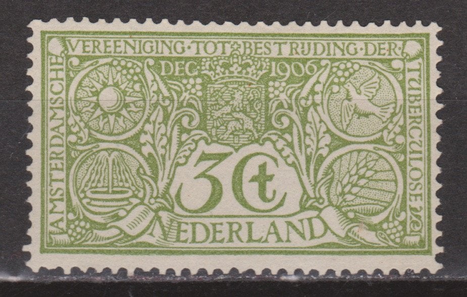 NVPH 85 Postfris Tuberculose 1906 ; OUD NEDERLAND p/stuk, Ophalen of Verzenden, T/m 1940, Postfris