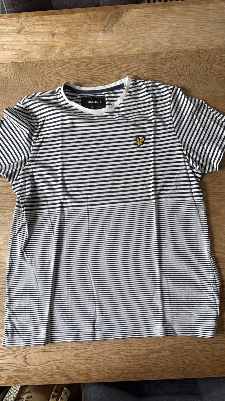 Lyle &Scott in zeer mooie staat M, Kleding | Heren, Ophalen of Verzenden, Zo goed als nieuw, Blauw