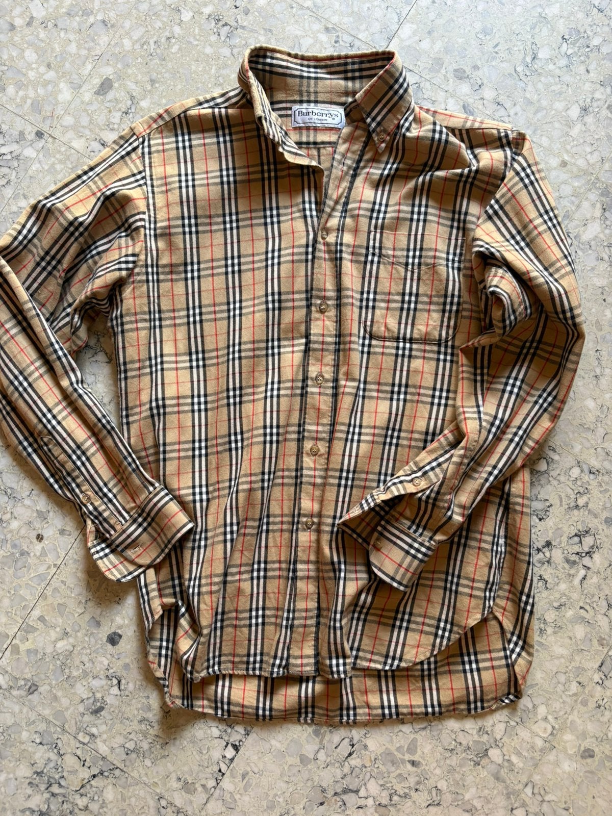 BURBERRY hemd maat 38, Kleding | Heren, Ophalen of Verzenden, Zo goed als nieuw, Halswijdte 38 (S) of kleiner