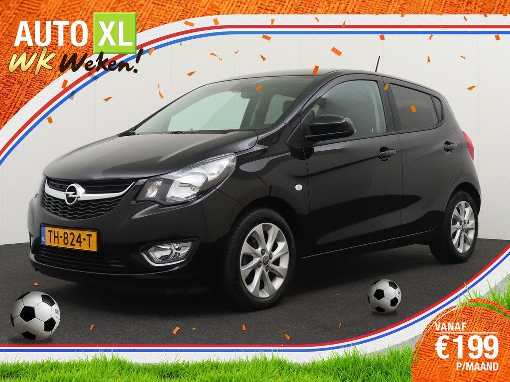 Opel KARL 1.0 Aut Innovation Carplay H-Leder Climate Stuur+S, Auto's, Opel, Bedrijf, Te koop, Karl, ABS, Airbags, Airconditioning