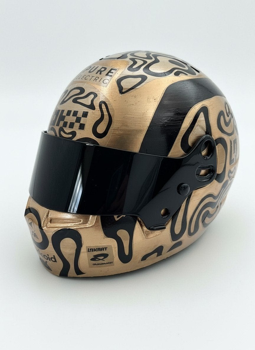 Lando Norris F1 helm schaal 1:2 - Prachtig gedetailleerd, Verzamelen, Automerken, Motoren en Formule 1, Ophalen of Verzenden, Nieuw