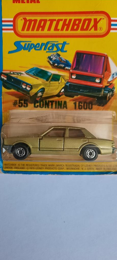 Matchbox 55 g Ford Cortina 1600 GL, Ophalen of Verzenden, Zo goed als nieuw, Auto, Matchbox