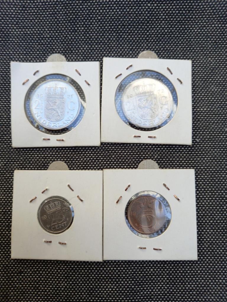 Oude Nederlandse munten 1948 t/m 1980., Ophalen of Verzenden, Koningin Wilhelmina, 25 cent, Losse munt