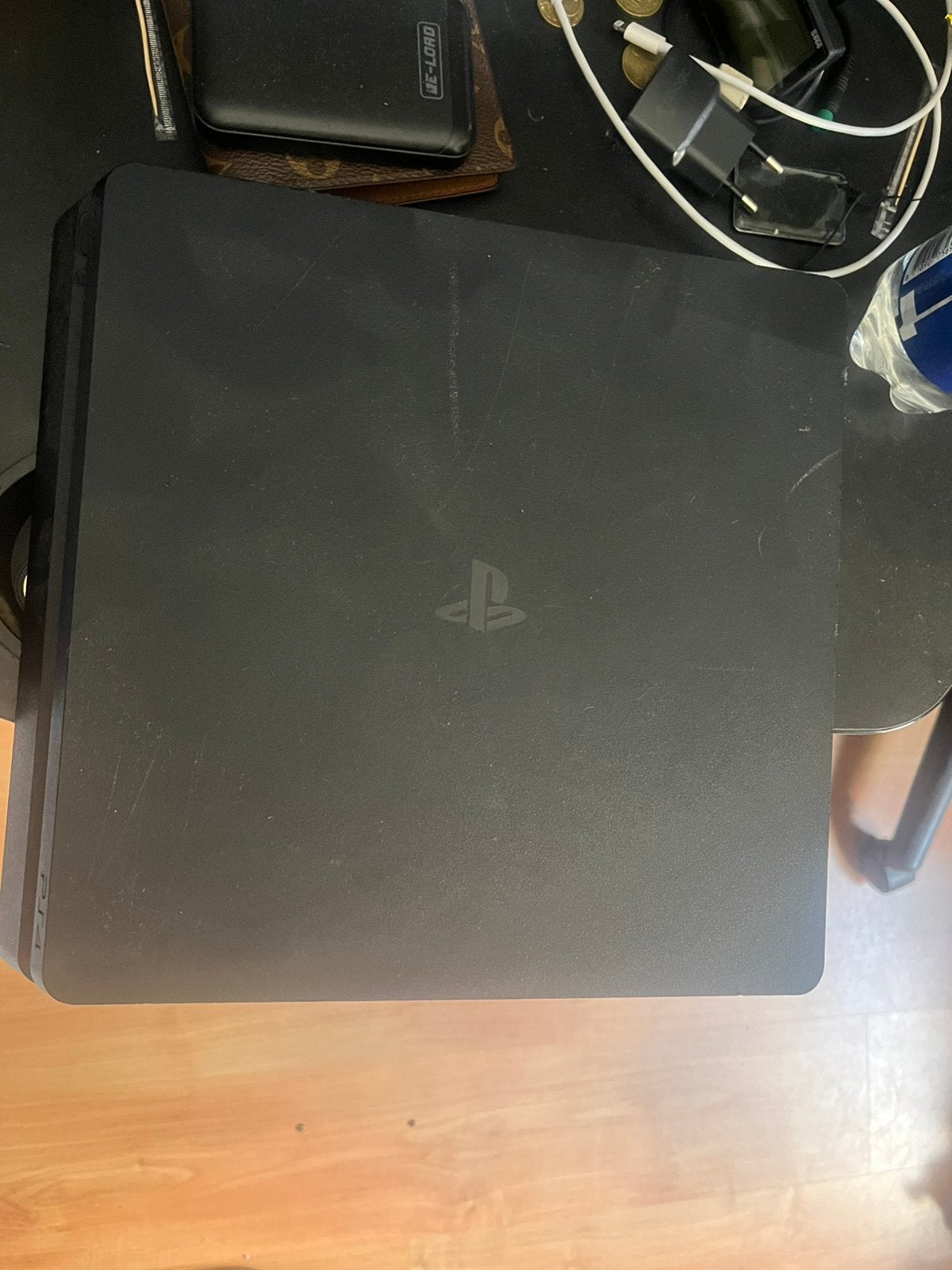 Playstation 4 + games + controller, Spelcomputers en Games, Spelcomputers | Sony PlayStation 4, Ophalen, Met 1 controller, Slim