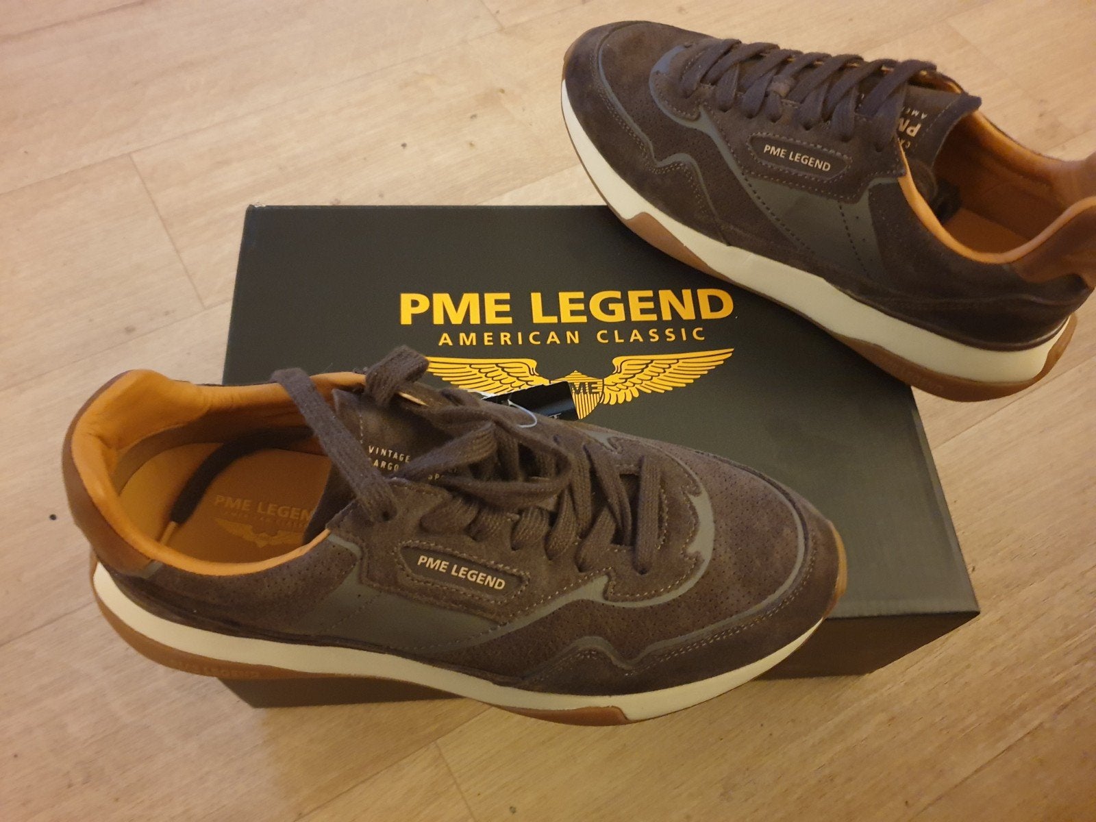 PME Legend Sneakers - Zo goed als nieuw, Bruin, Ophalen of Verzenden, PME Legend, Sneakers of Gympen