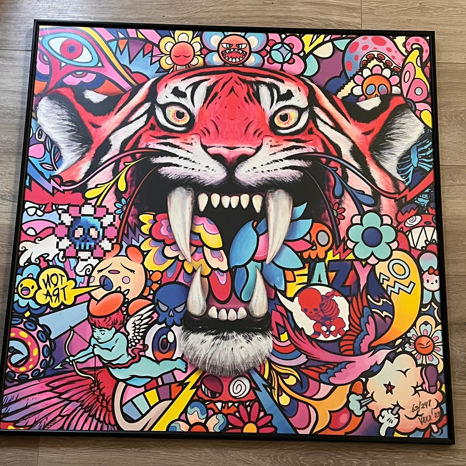 Vexx - The Red Hunter 63/248, Antiek en Kunst, Ophalen, Print, Gesigneerd, Overige materialen