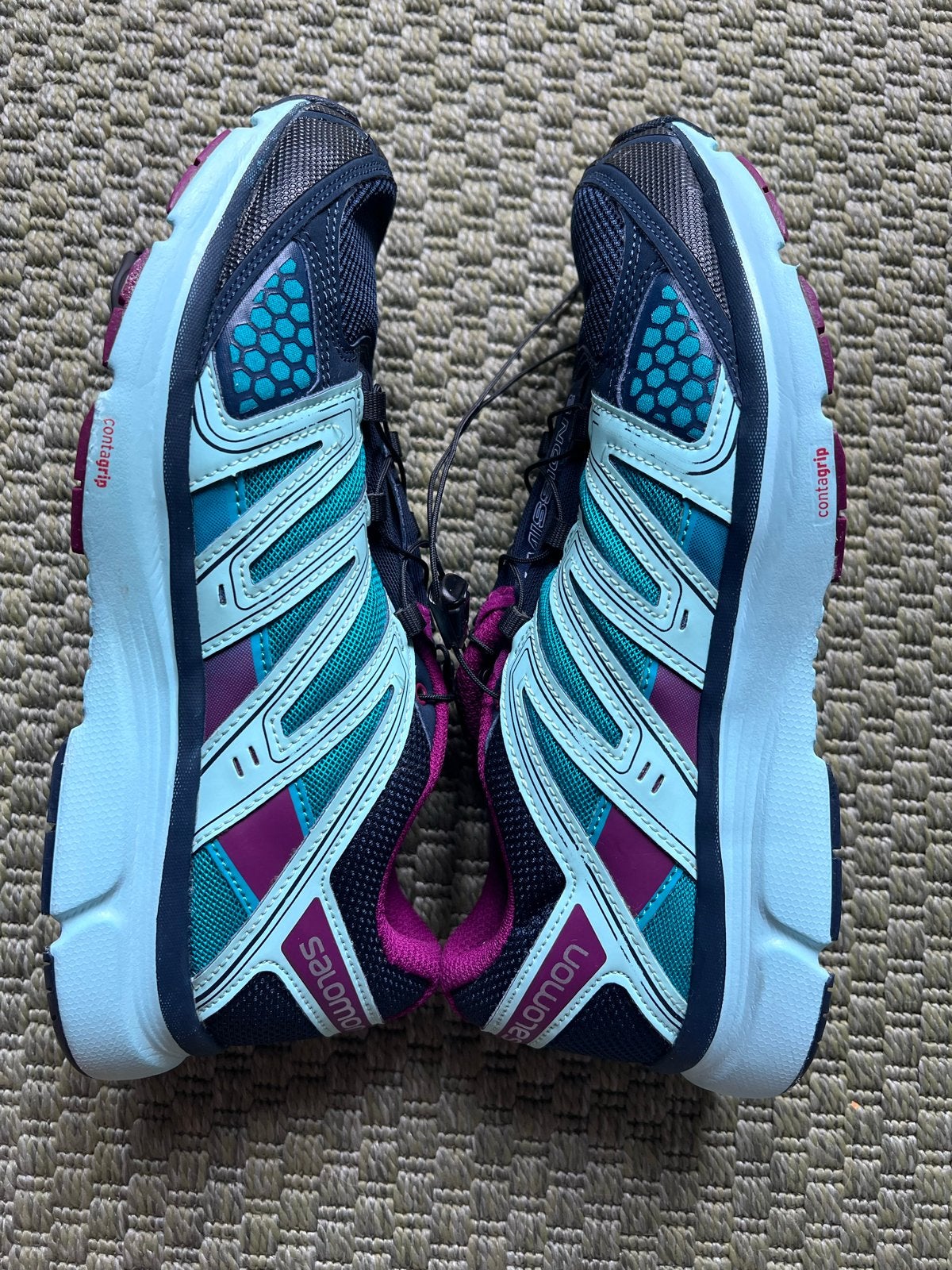 Salomon Trail Hardloopschoenen, Ophalen of Verzenden, Zo goed als nieuw, Blauw, Wandelschoenen