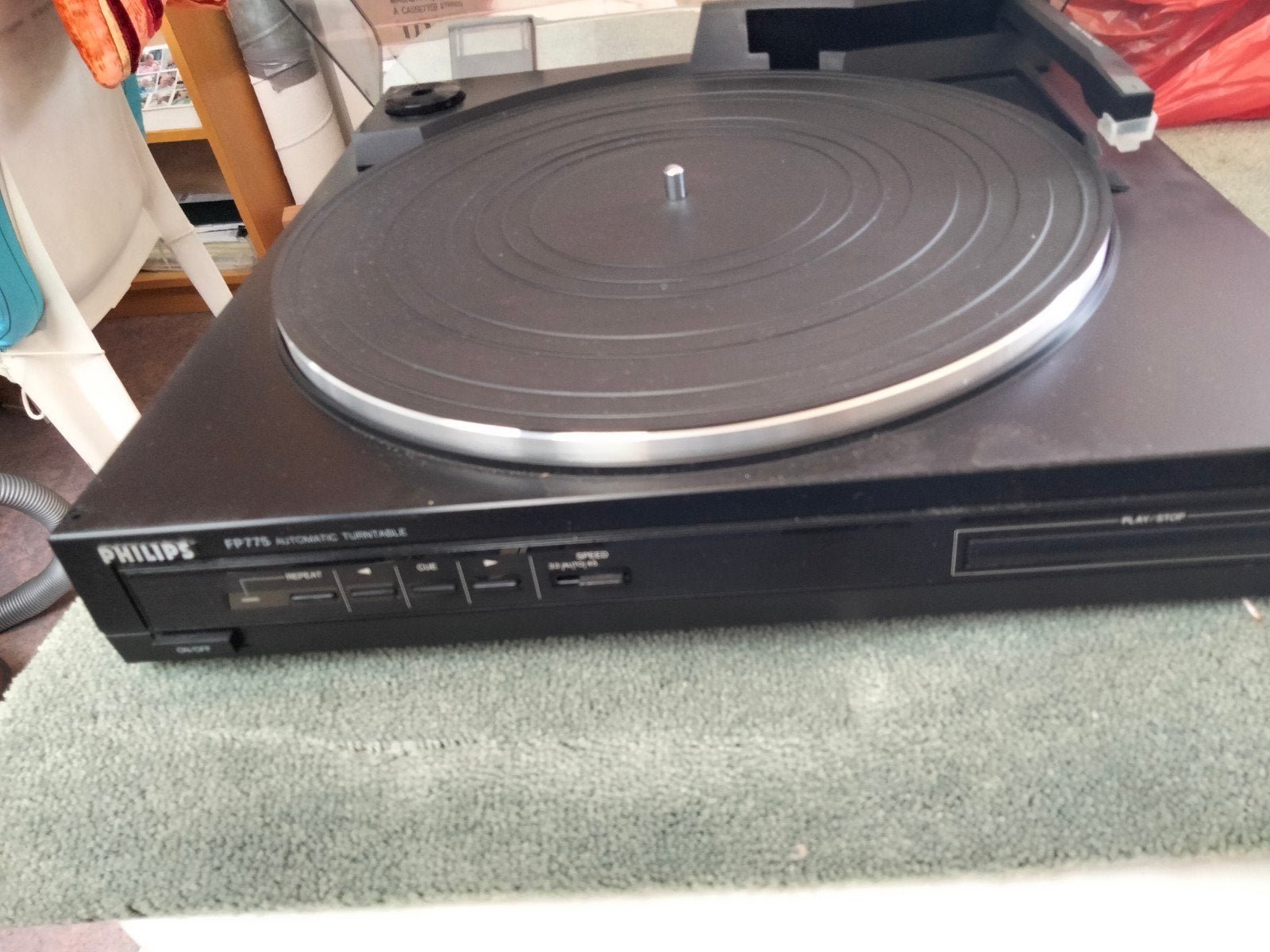 Vintage :Philips FP775 Automatische Platenspeler, Ophalen, Gebruikt, Platenspeler, Philips