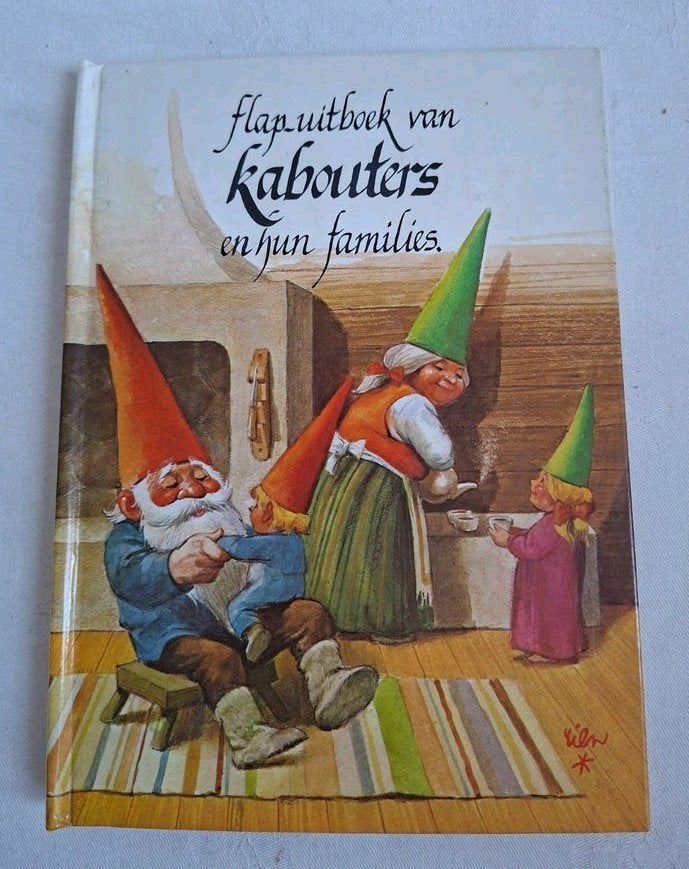 Flap-uitboek van Kabouters en hun Families, Ophalen of Verzenden, Zo goed als nieuw, Wil Huygen