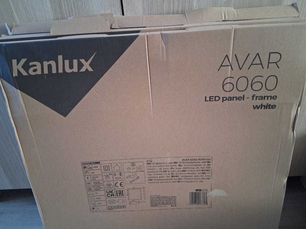 LED Paneel 60x60 - 3 stuks, Ophalen, Modern, LED, Nieuw