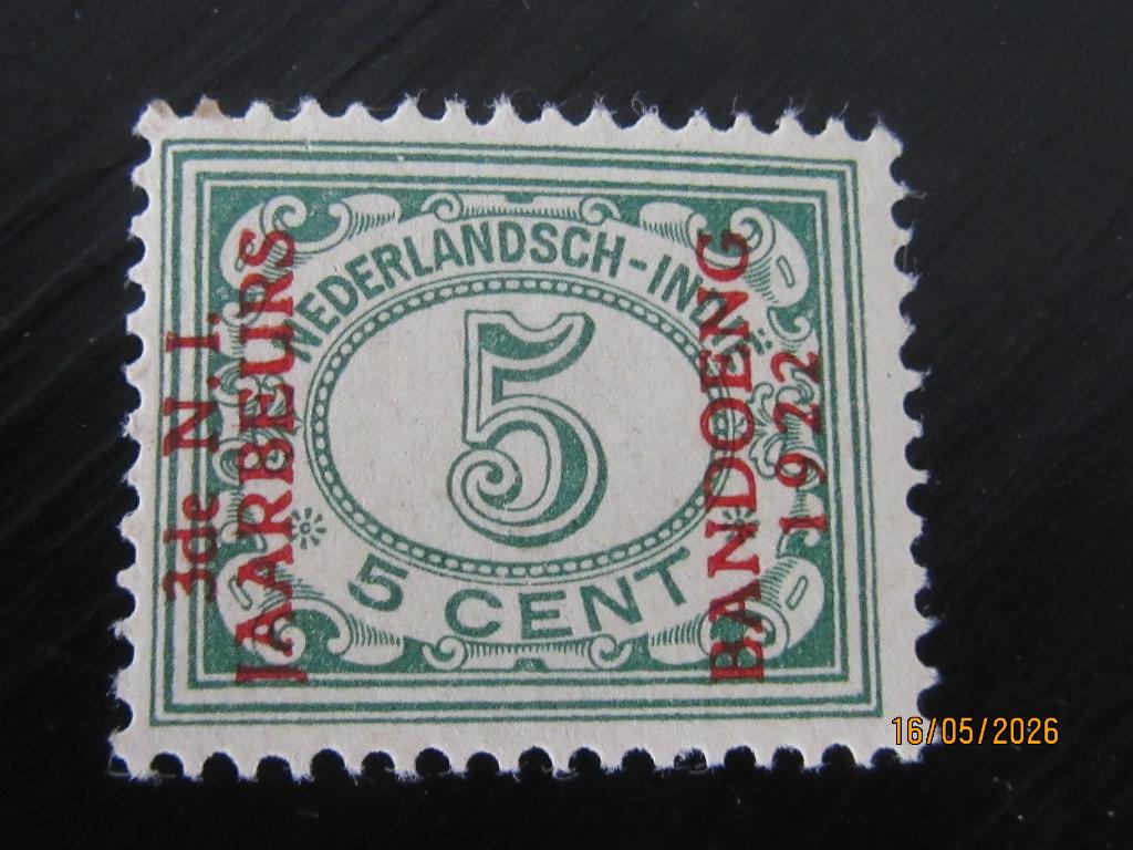 Nico Ned Indie 154 Postfris zonder plakker 1922, Ophalen of Verzenden, Postfris, Nederlands-Indië