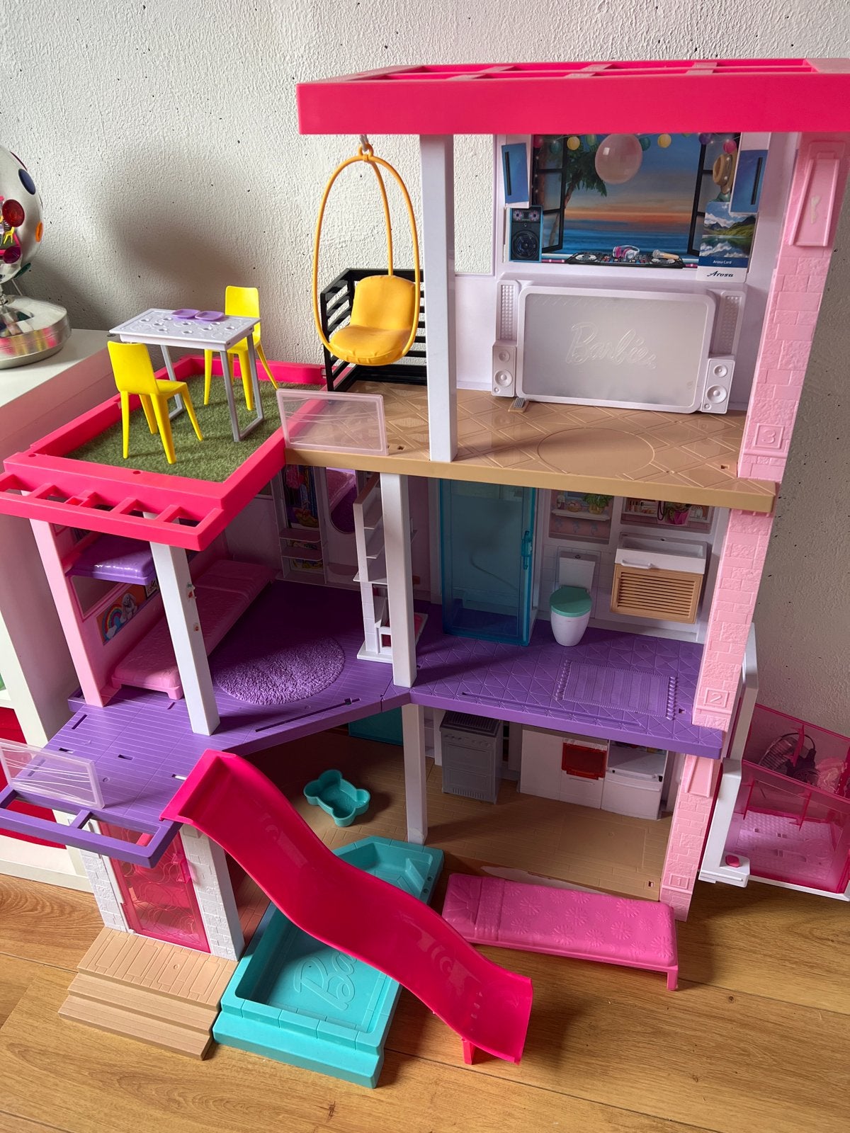Barbie Dream House XL / droom huis met lichtjes en muziek, Ophalen, Gebruikt, Poppenhuis
