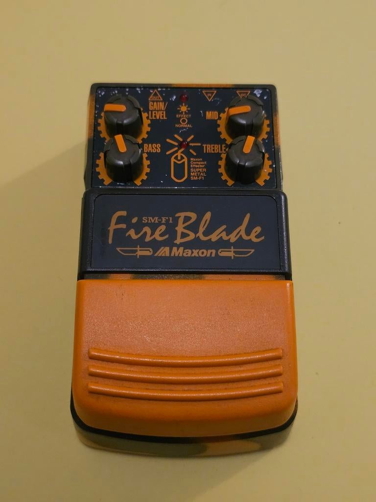 Maxon SM-01 Fire Blade Distortion/Overdrive 80s, Gebruikt, Ophalen of Verzenden, A, A