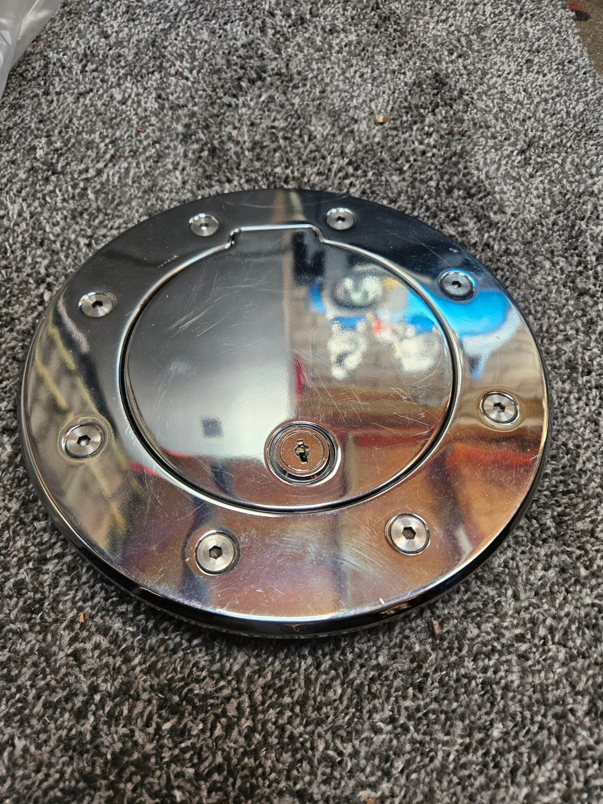 Tankdop Hummer - Chromen Brandstofklep zonder Sleutel, Auto-onderdelen, Ophalen, Gebruikt