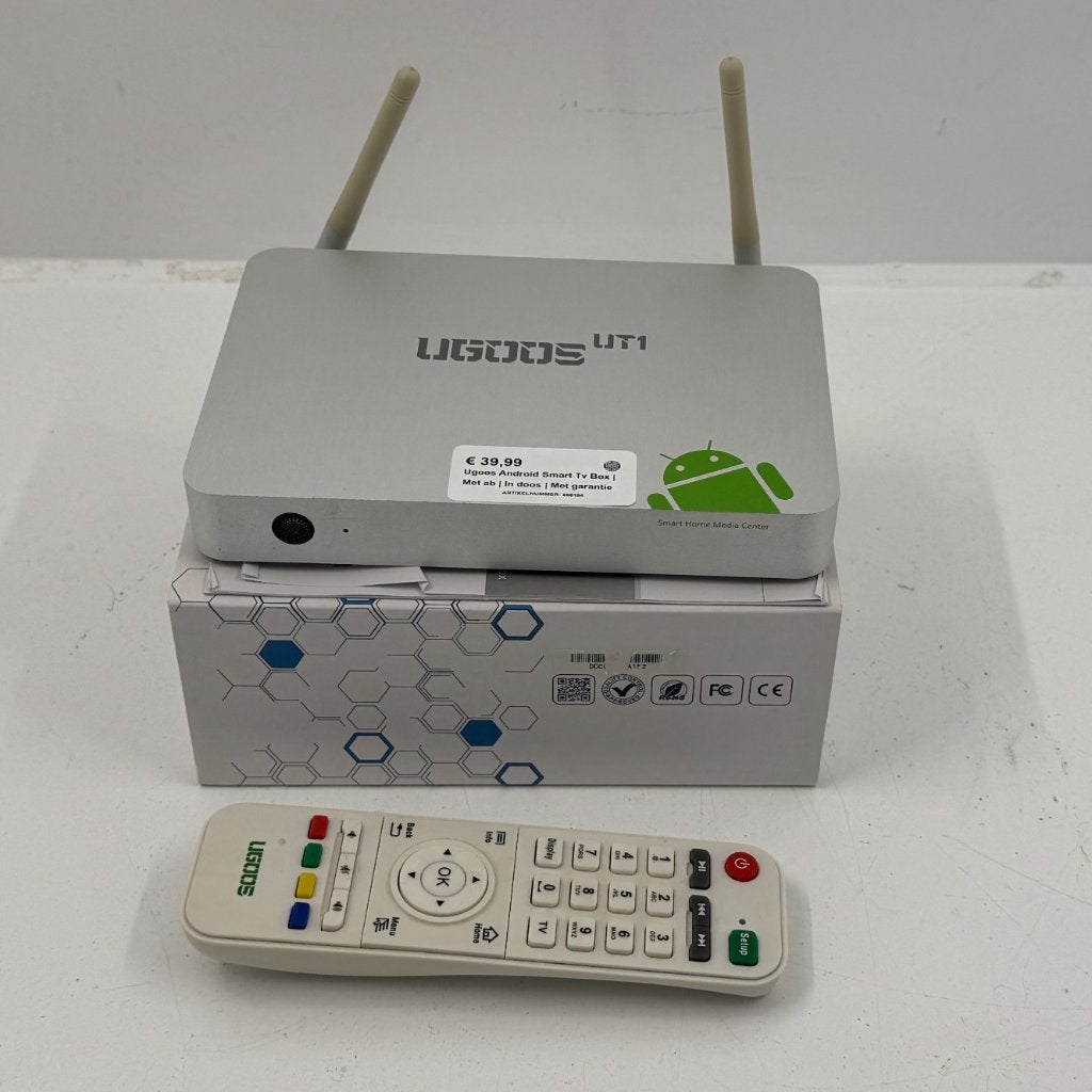 Ugoos Android Smart Tv Box | Met ab | In doos, Dordrecht@usedproducts.nl, Toulonselaan 72, Ophalen of Verzenden, Zo goed als nieuw