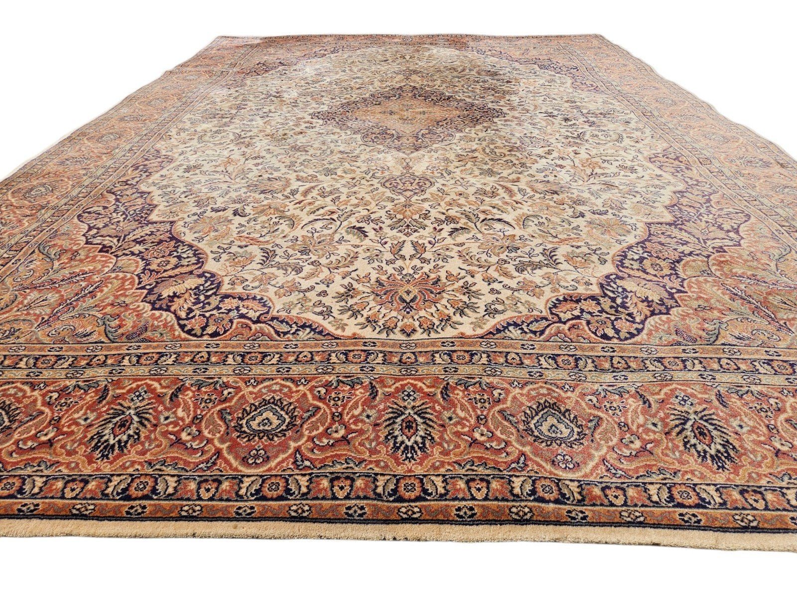 Prachtig groot vintage tapijt 250 x 350 cm, Gebruikt, 200 cm of meer, Ophalen of Verzenden, 200 cm of meer