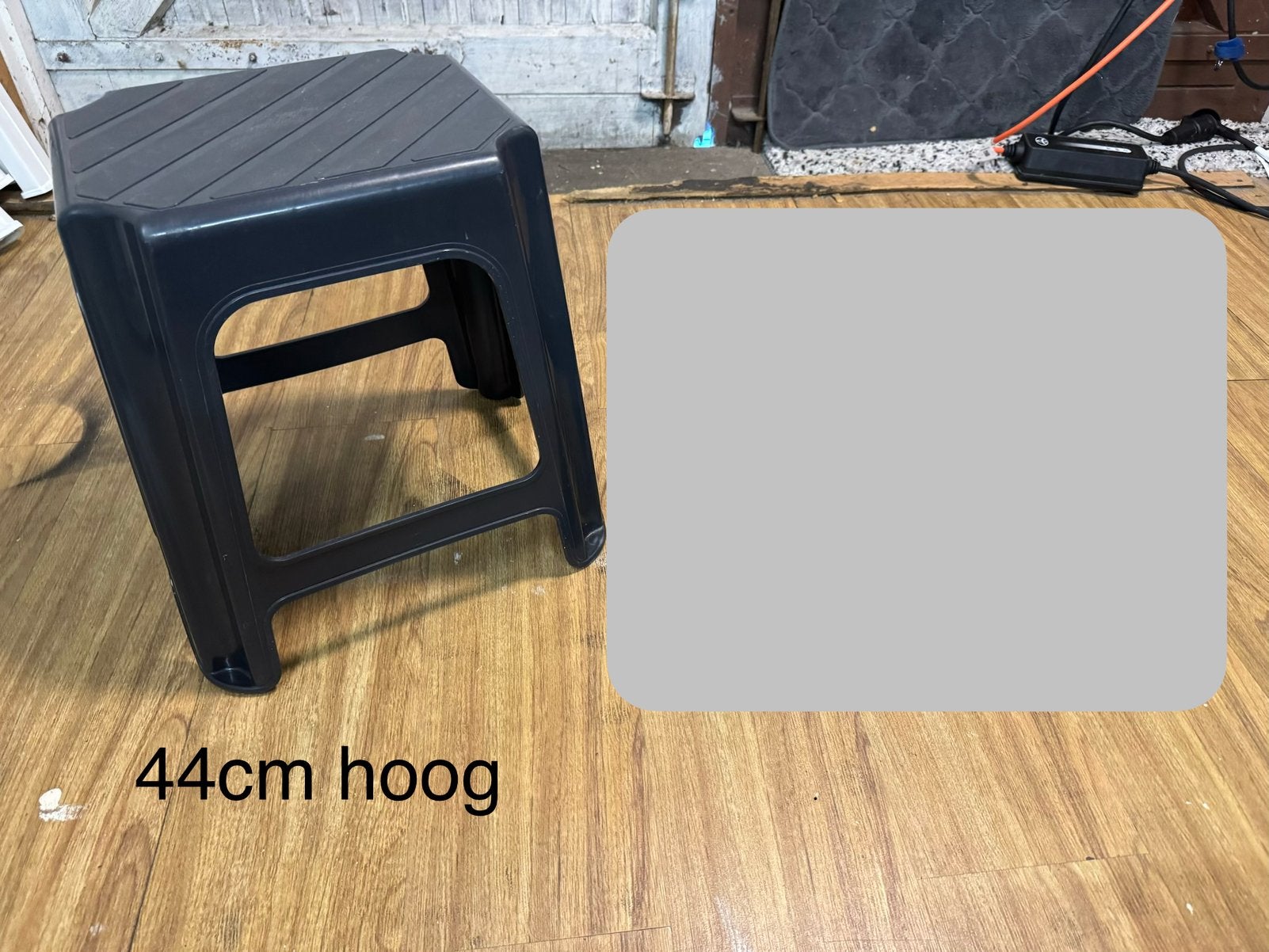Hoge kunststof opstap, Ophalen, Gebruikt