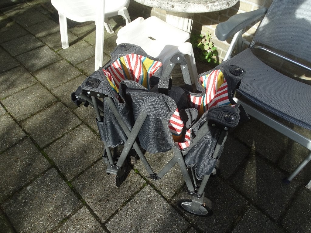 Opvouwbare bolderkar - Ideaal voor uitjes!, Caravans en Kamperen, Ophalen, Opvouwbaar, Gebruikt