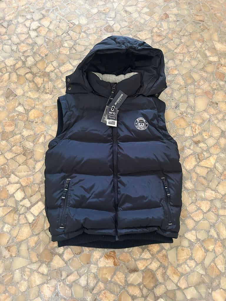 Nieuwe donkerblauwe Mc Gregor bodywarmer, maat 176, Ophalen, Nieuw, Overige maten, Blauw