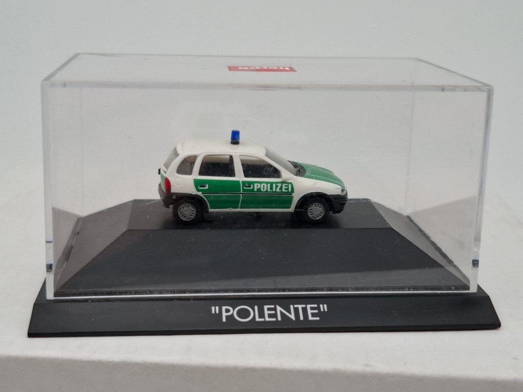Opel Corsa "Polente" politie - Herpa 1/87, Verzenden, Zo goed als nieuw, Auto, Herpa