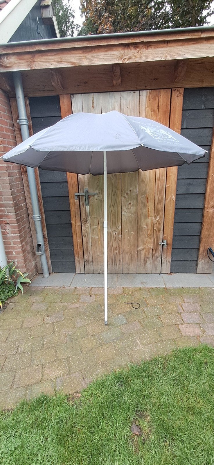 parasol, grijs, 1-2 meter breed, Ophalen, Nieuw, 1 tot 2 meter, Strandparasol