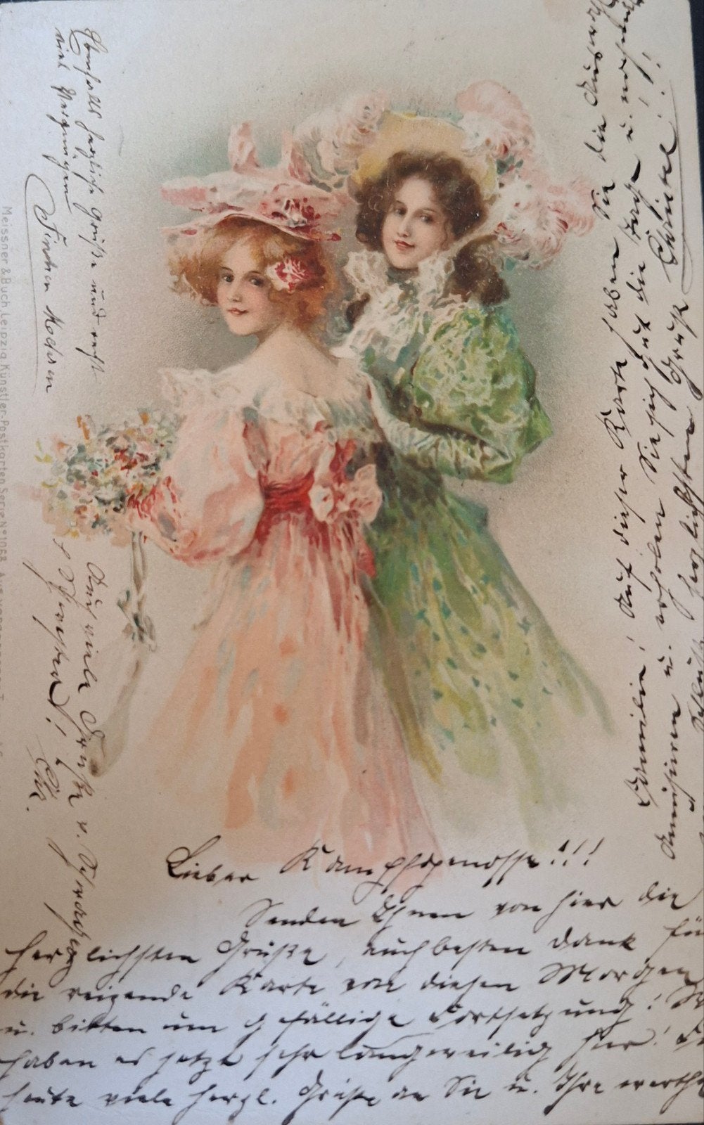Duitsland,  10 x mooie oude Fantasie kaarten .1895 tm 1900!!, Verzenden, Voor 1920, Duitsland
