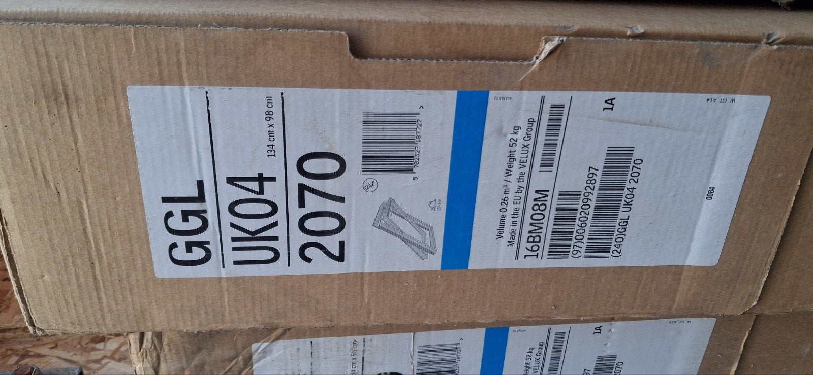 Velux dakraam ggl uk04 2070, Ophalen, 80 tot 120 cm, 120 tot 160 cm, Nieuw