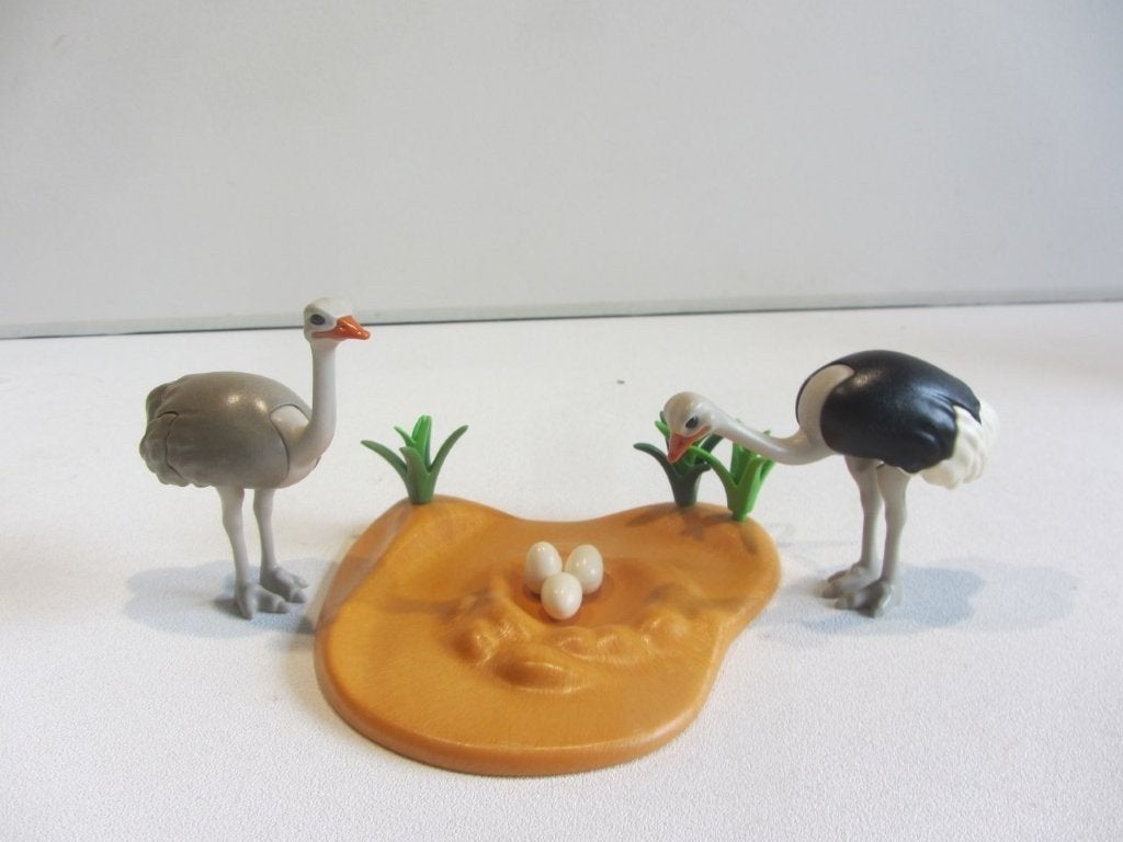 Playmobil Struisvogels met nest 4831, Ophalen of Verzenden, Gebruikt, Losse onderdelen
