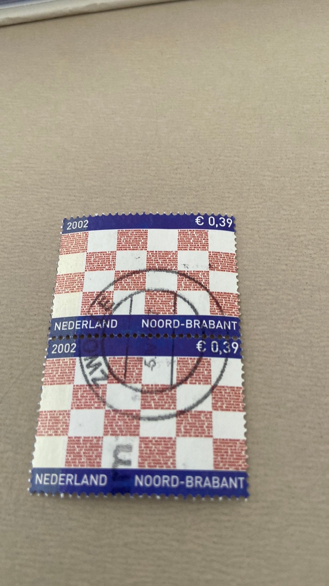 Nederland, Verzenden, Gestempeld