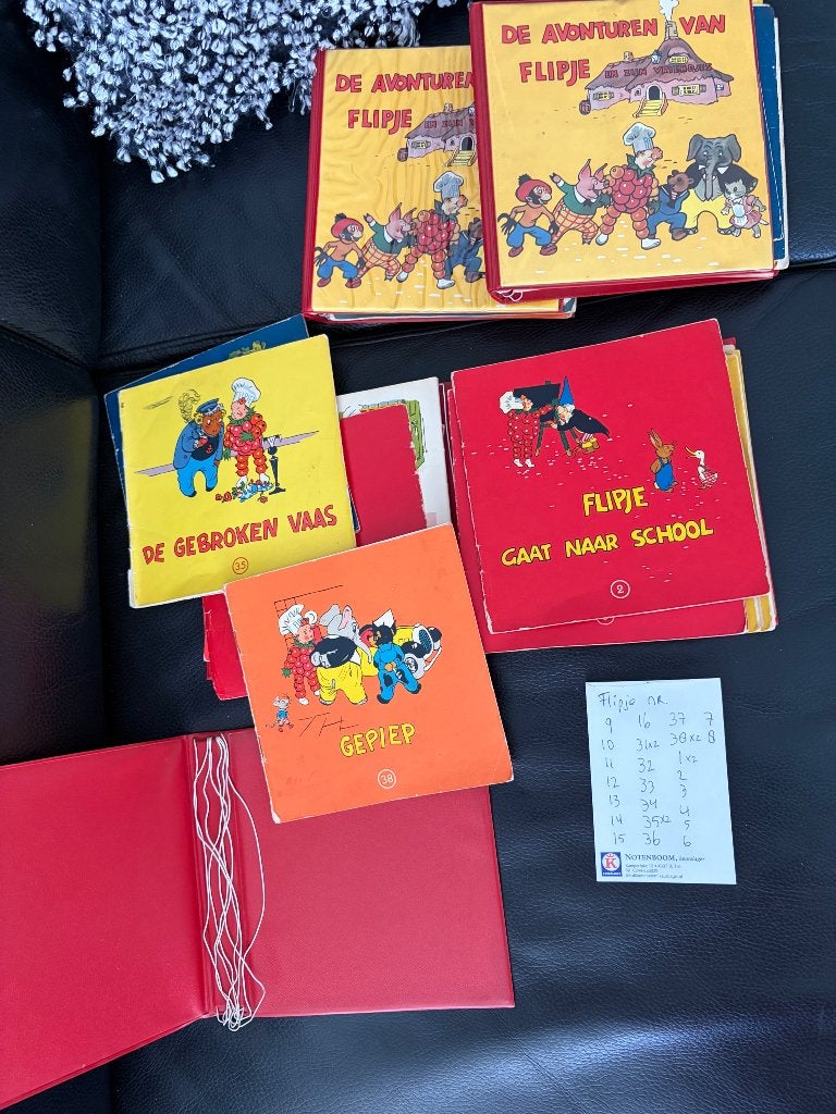 Flipje Tiel boekjes oud, Verzamelen, Ophalen of Verzenden, Overige figuren, Gebruikt, Boek of Spel