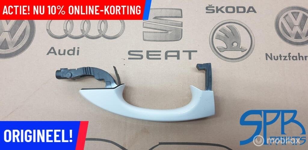 GOLF 7 LC9A KEYLESS Deurgreep Linksvoor PORTIER GREEP LINKS, Volkswagen, Nieuw, Ophalen of Verzenden