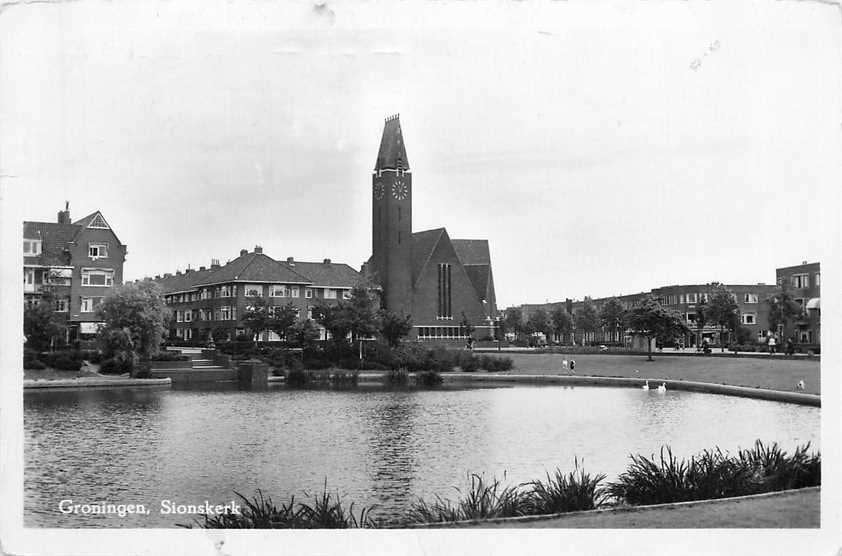 300-042-013 Groningen Sionskerk, Verzenden, Voor 1920, Groningen