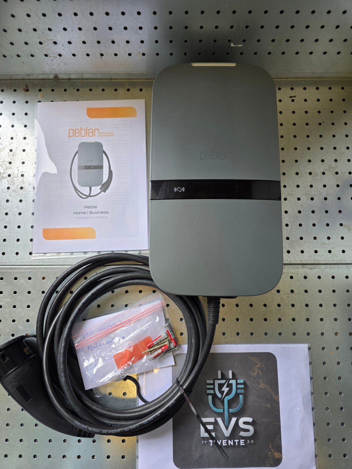 laadpaal peblar home 11kw wallbox met garantie Laadkabel, Auto diversen, Ophalen of Verzenden, Zo goed als nieuw, Laadpaal
