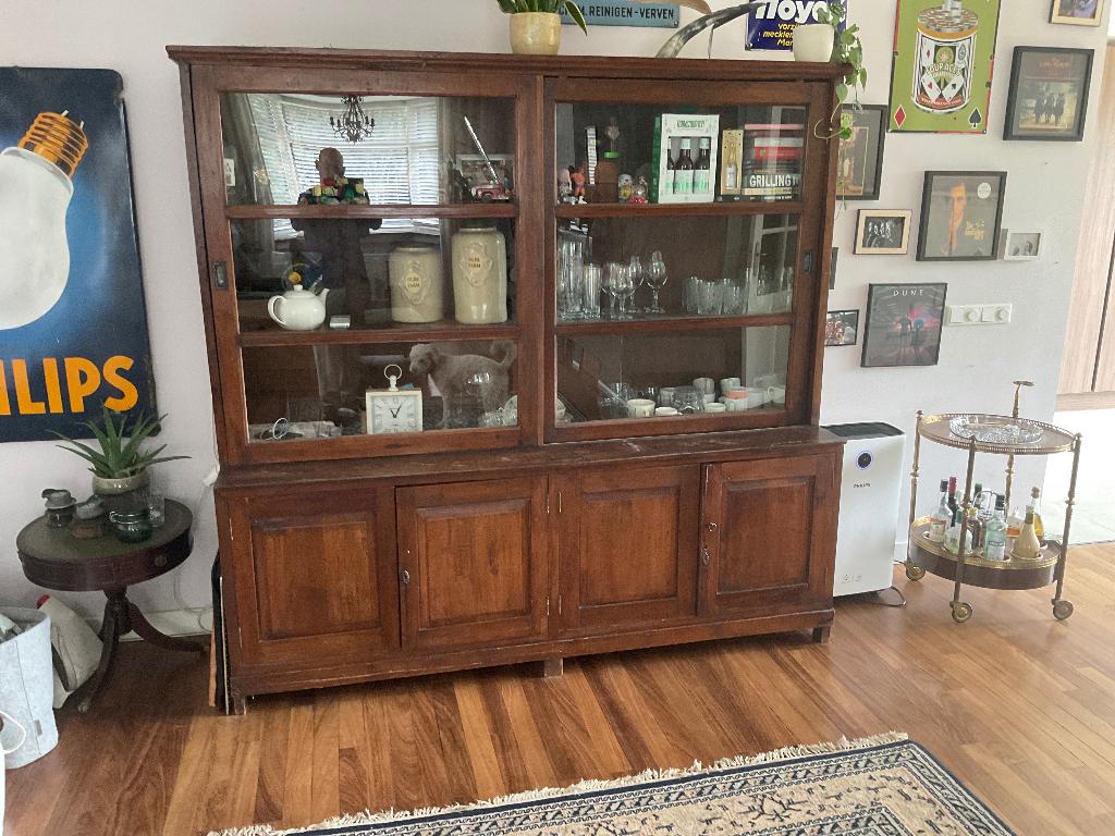 Open antieke kast te koop, Ophalen of Verzenden