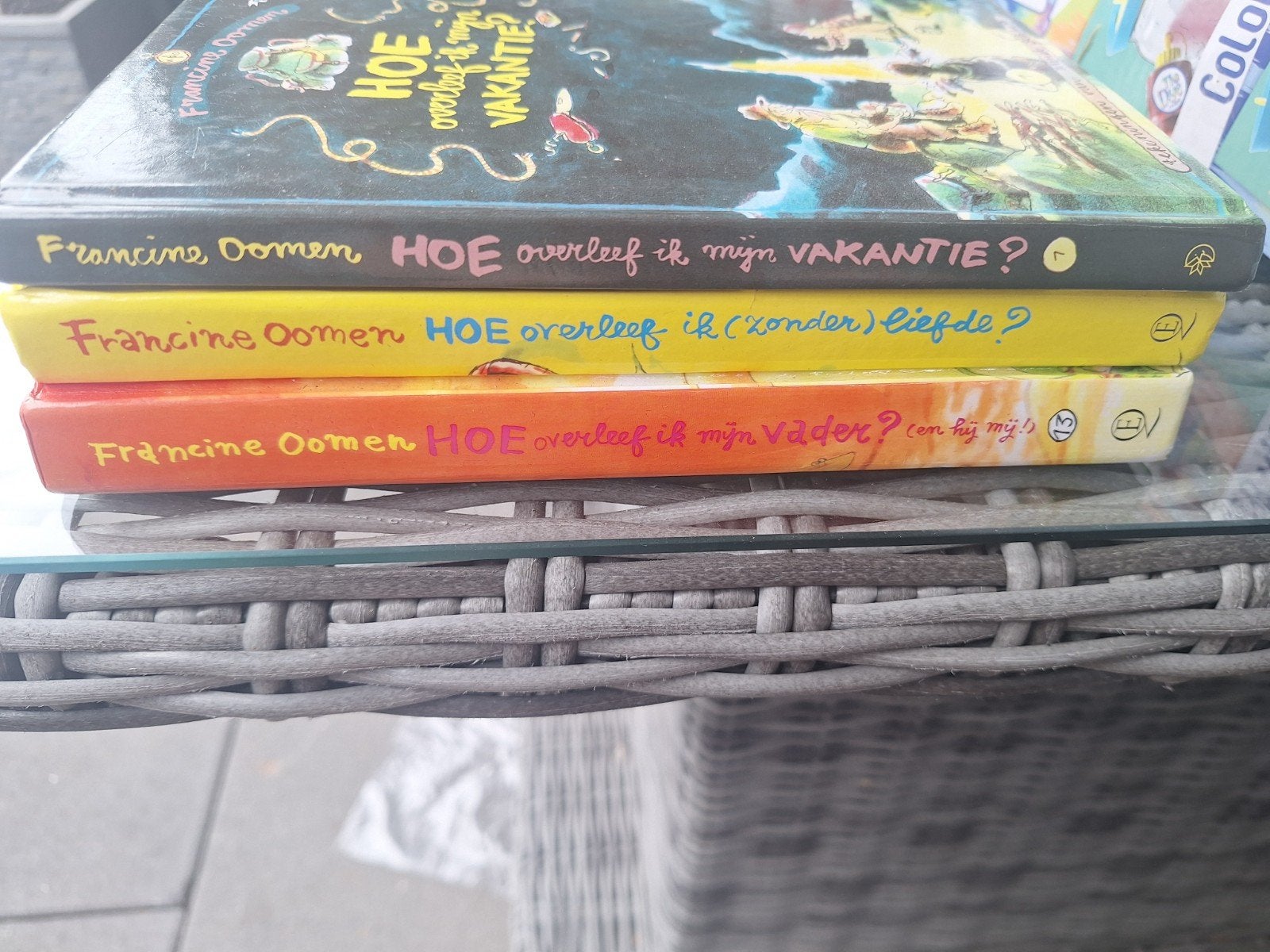 Hoe overleef ik boeken - Francine Oomen (3-delige set), Boeken, Ophalen of Verzenden, Gelezen, Francine Oomen, Fictie