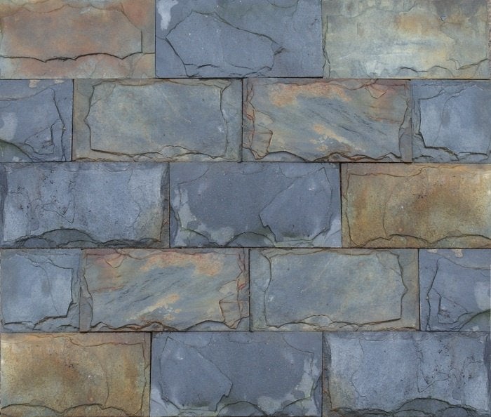 Steenstrip / wall tile Black Slate 30x15x1,5-2,5 cm, Tuin en Terras, Ophalen of Verzenden, Nieuw, Natuursteen, Overige typen
