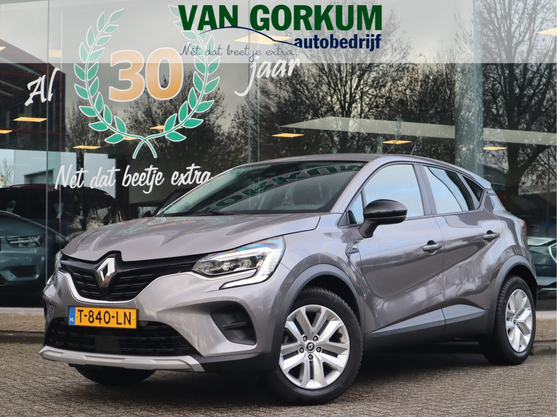 Renault Captur 1.0 TCe 90 evolution Navi / Airco / Elekramen, Auto's, Voorwielaandrijving, Stof, Gebruikt, 635 kg
