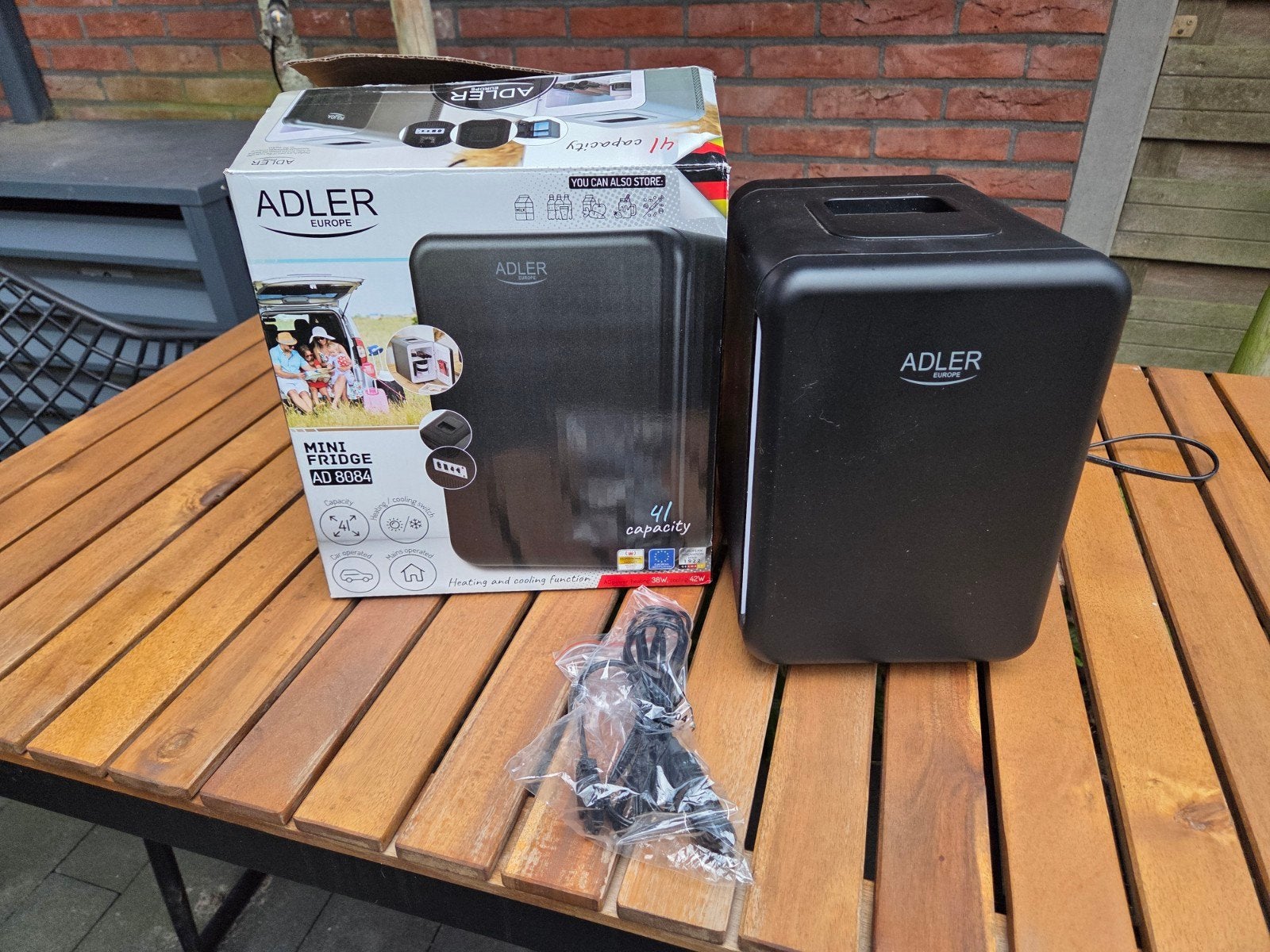 Adler Mini Koelkast AD 8084 - 4L Capaciteit, Zonder vriesvak, Ophalen of Verzenden, Minder dan 45 cm, Minder dan 85 cm