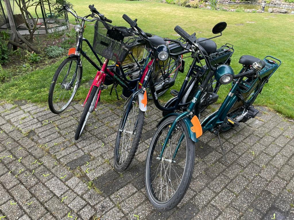Drie Spartamets, type Sachs., Fietsen en Brommers, Fietsen | Tandems, Gebruikt, Minder dan 10 versnellingen, Minder dan 49 cm