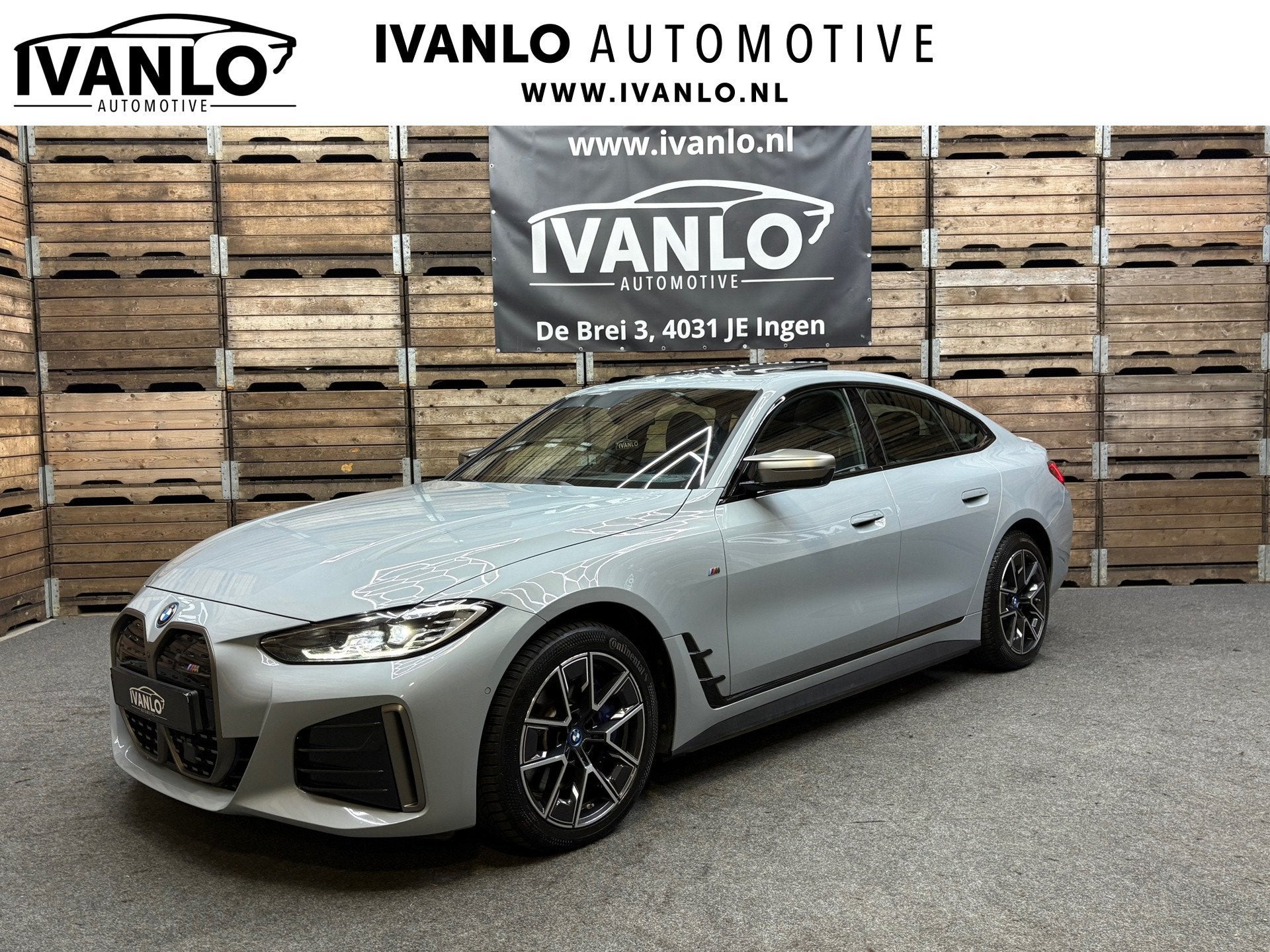 BMW I4 M50 High Executive 544 PK 84 kWh Schuif-kanteldak 360, Auto's, BMW, Dealer onderhouden, Gebruikt, Origineel Nederlands